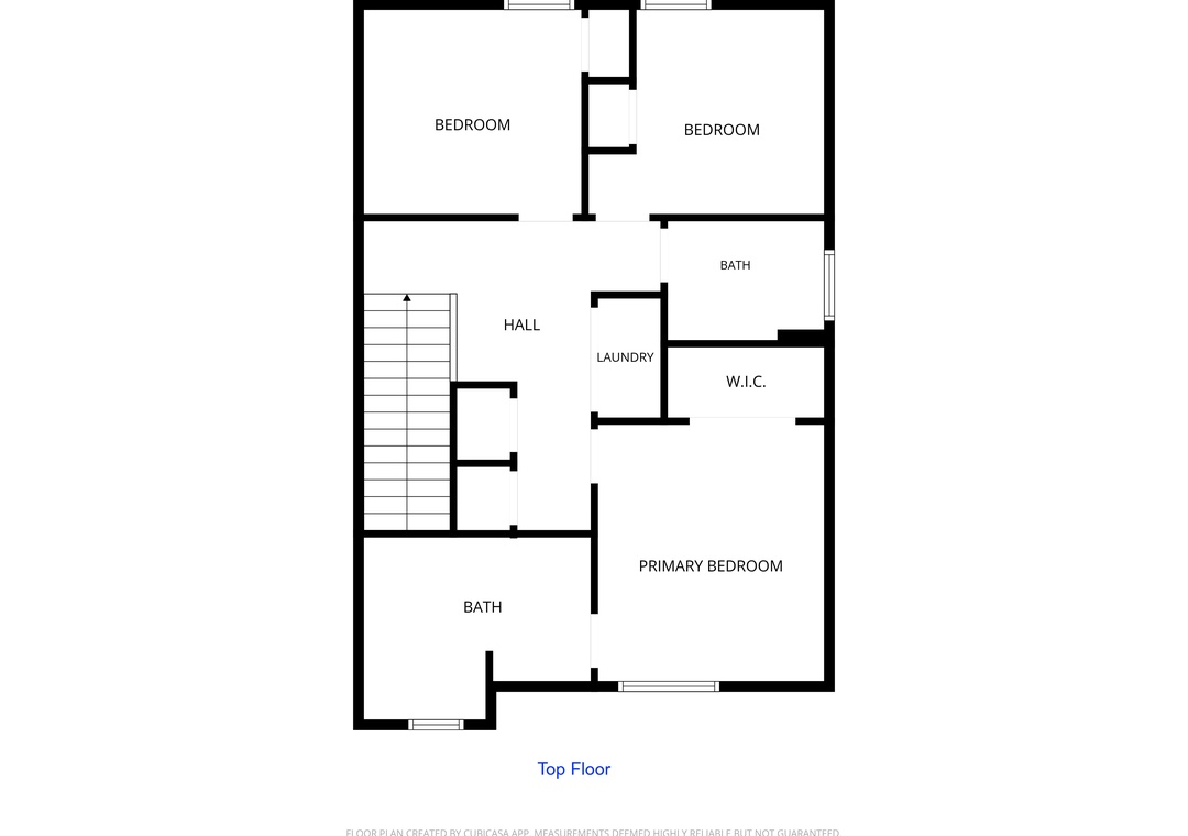 Saltwater & Sunsets- Top Floor Plan