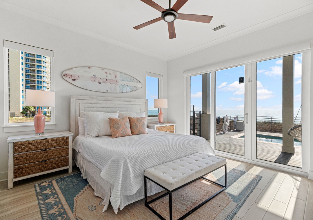 Second Floor - Bedroom 2 & View of Gulf