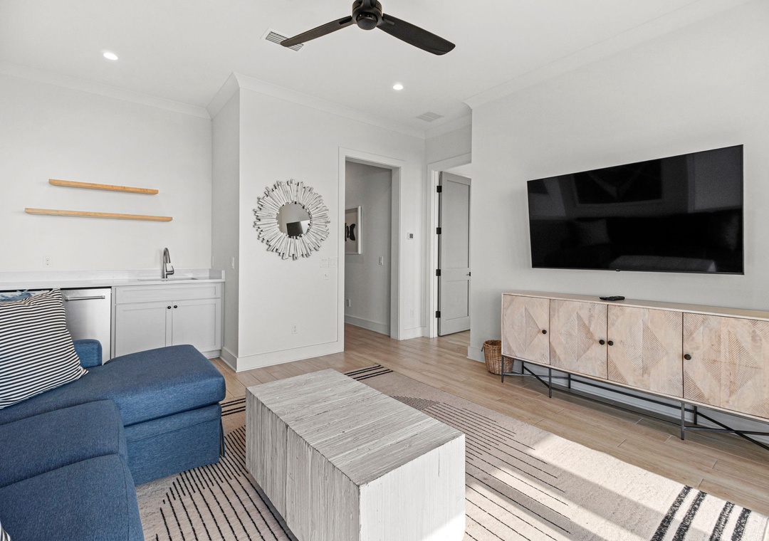 Second Floor- Playroom & TV