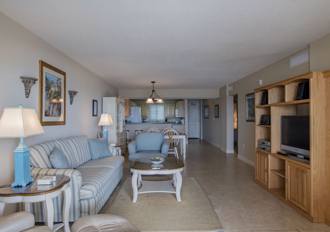 Sandy Key 235 Living Room and Dining Room