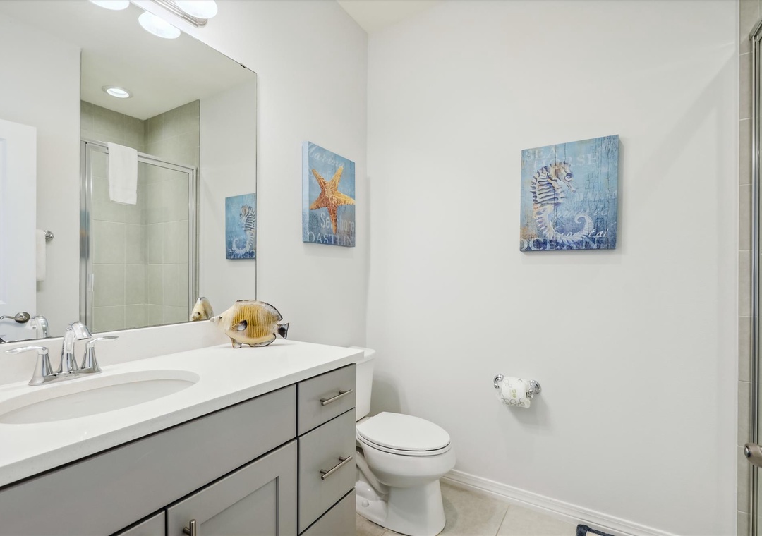 Lost Key Beach Therapy Guest Bathroom #2