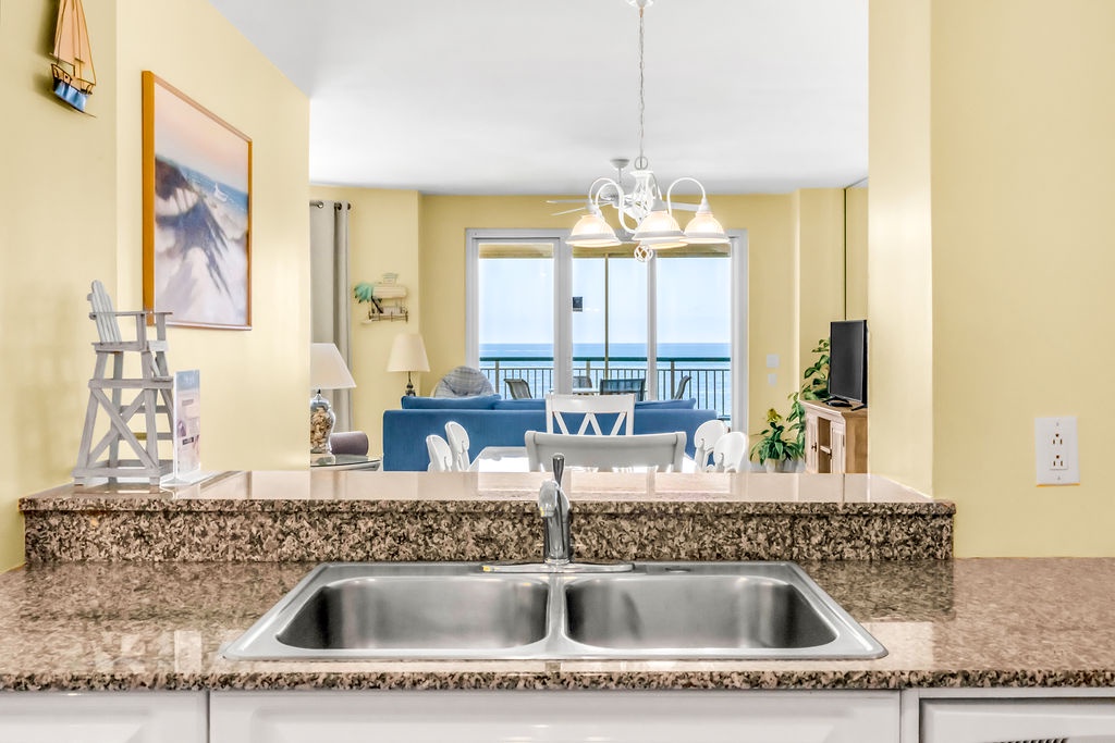 Kitchen View to the Balcony