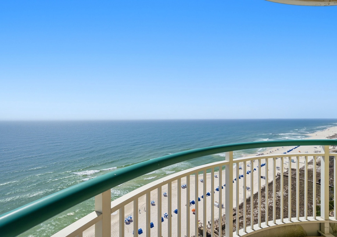 Beach Colony West 15C- View of Gulf & Beach from Balcony