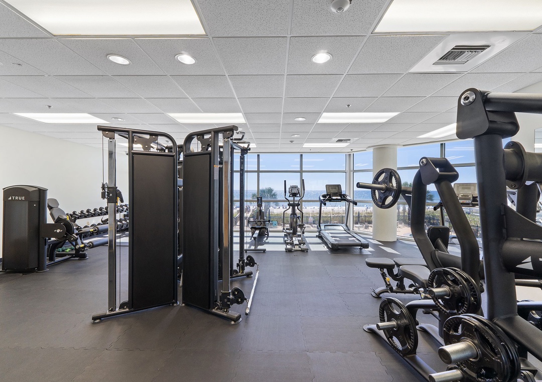 Power through your workout with state-of-the-art strength training equipment and cardio machines, all while enjoying bright, natural light and motivating surroundings to keep you on track.