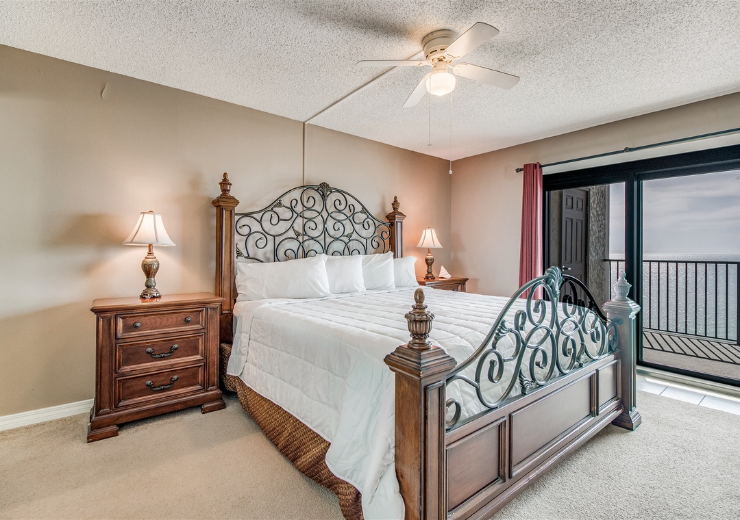 Ocean Breeze West 804 Guest Bedroom #1 King Bed