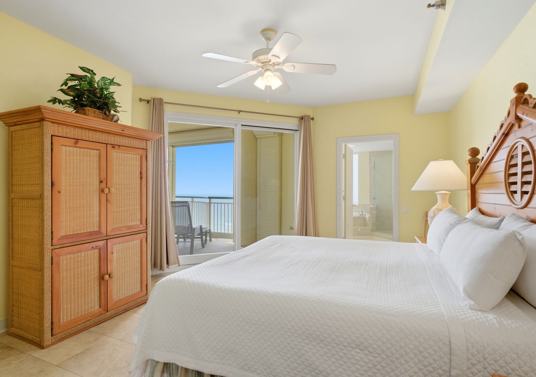 Beach Colony W6B- Bedroom 1 & View of the Balcony