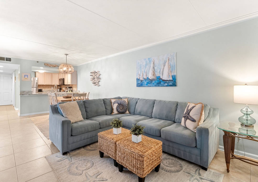 Ocean Breeze West 505- Living Room
