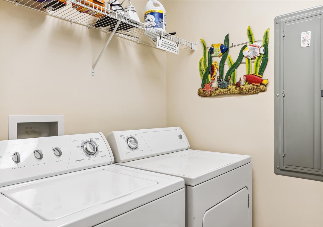 Beach Colony East 10D in Unit Laundry
