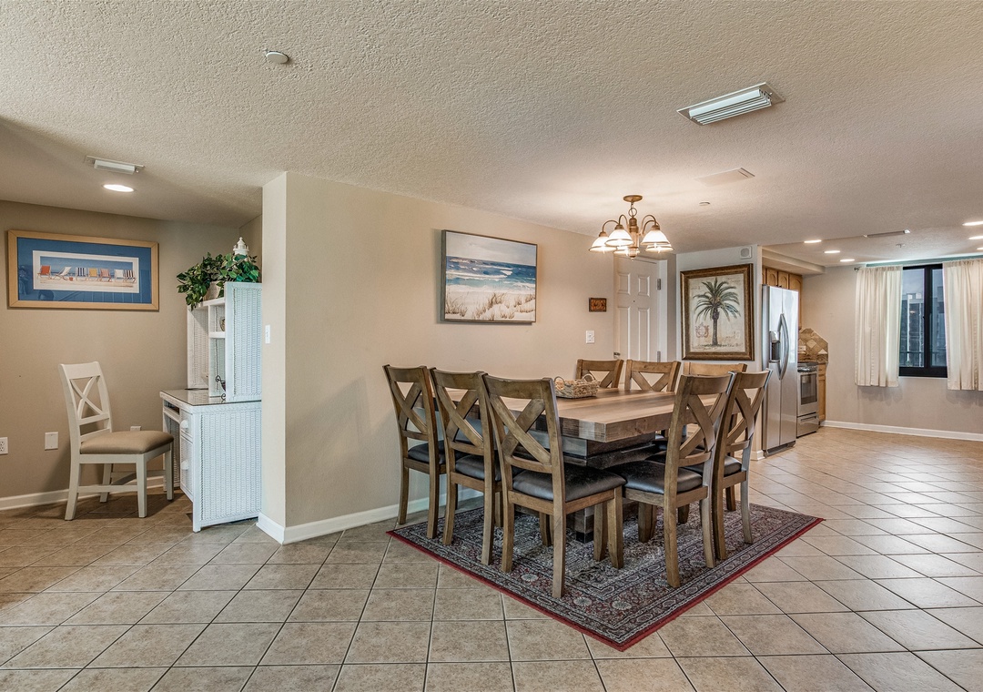 Perdido Towers 507 Dining Room