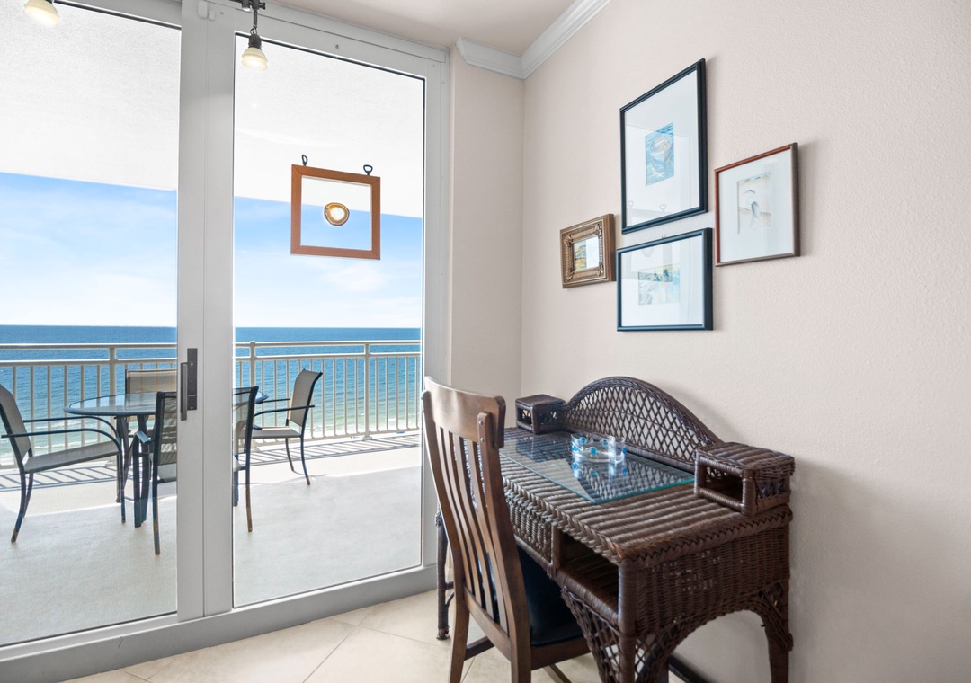 Sea Spray Unit 922 - Living Room Desk