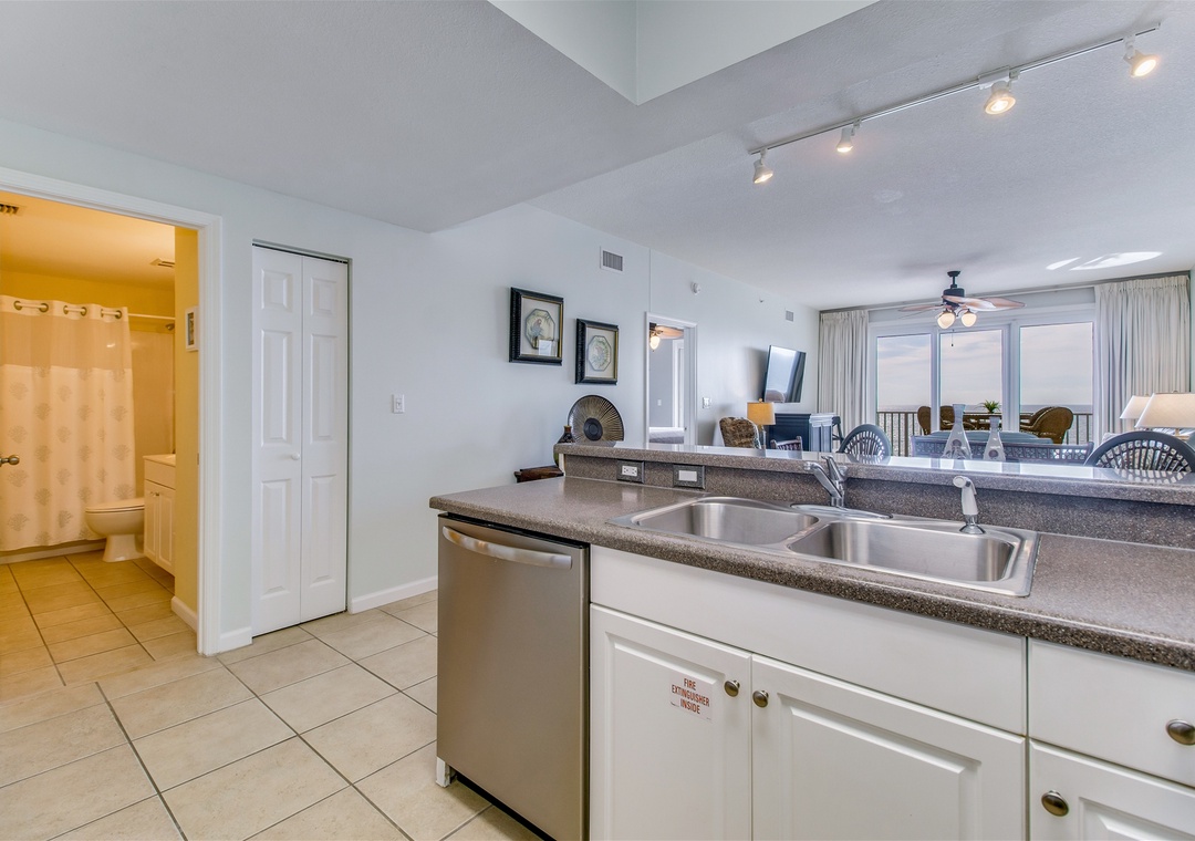 Windemere 906 Kitchen Sink, Counter, and Dishwasher