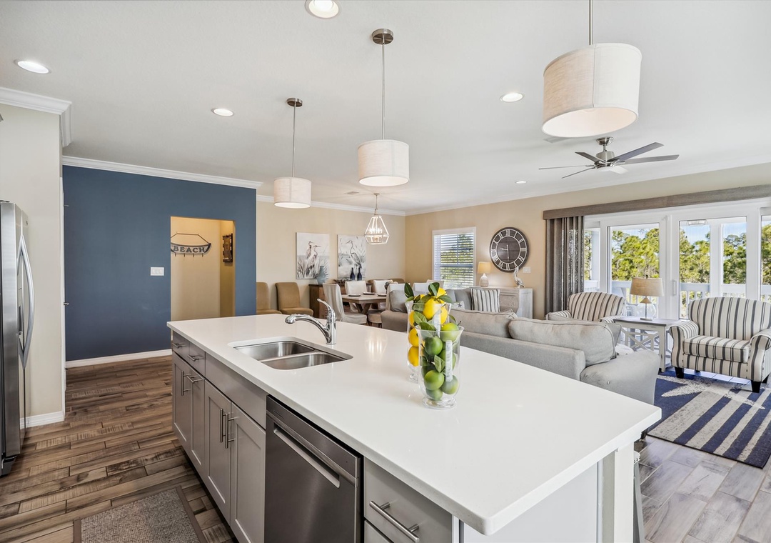 Lost Key Beach Therapy Open Kitchen