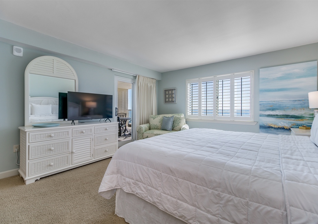 Sandy Key 718 Master Bedroom with Balcony