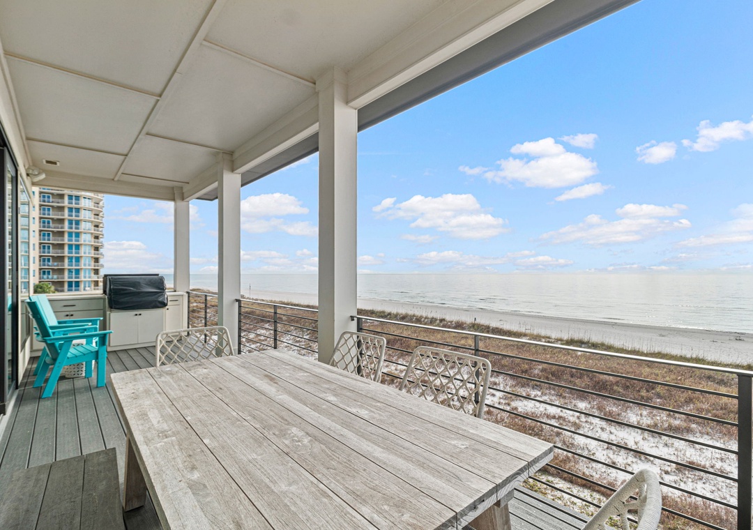 Third Floor Balcony - East View