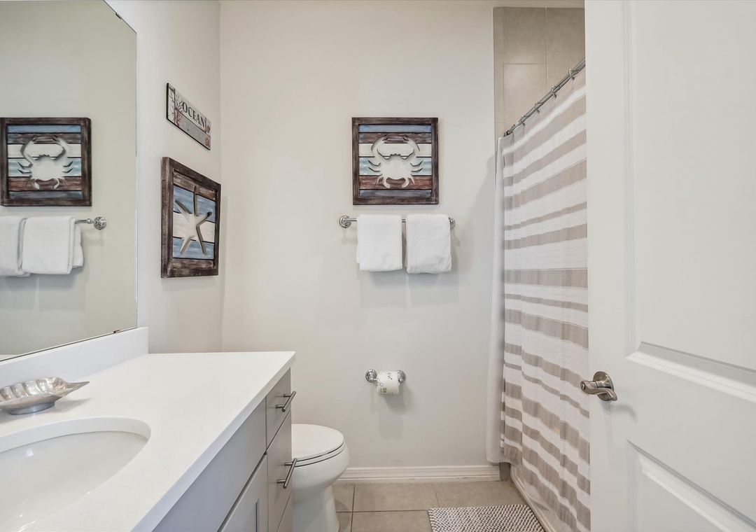 Lost Key Beach Therapy Guest Bathroom #3