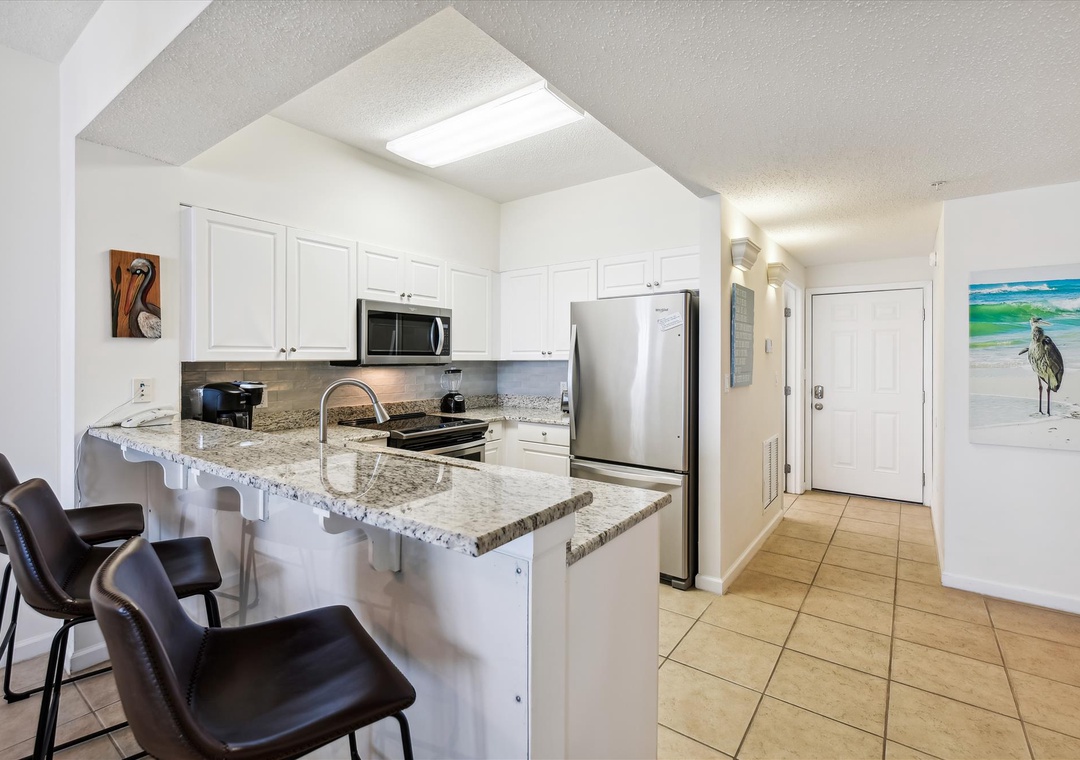 Windemere 1106 Kitchen Bar Seating for 3