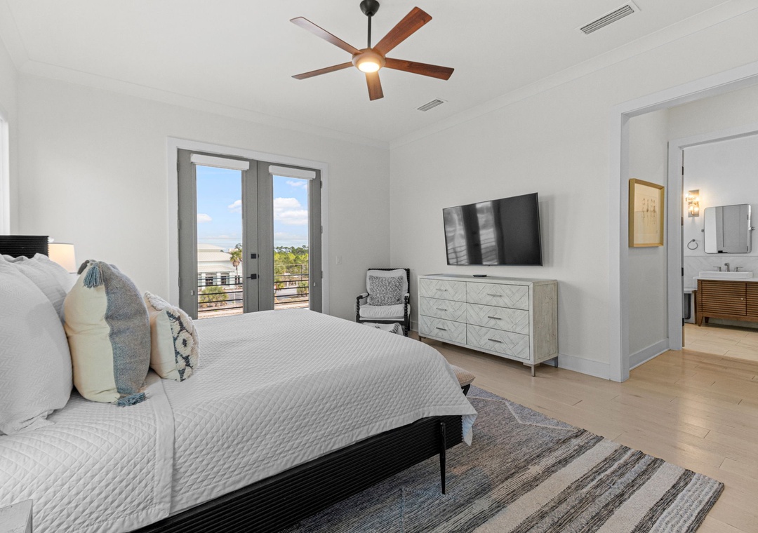 Third Floor- Bedroom 1 & TV View