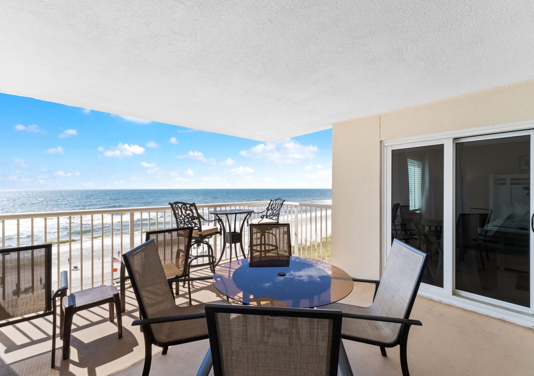 Sandy Key 628- Sip your morning coffee from your private balcony, where the ocean breeze and sweeping sea views invite you to unwind in pure beachfront bliss.