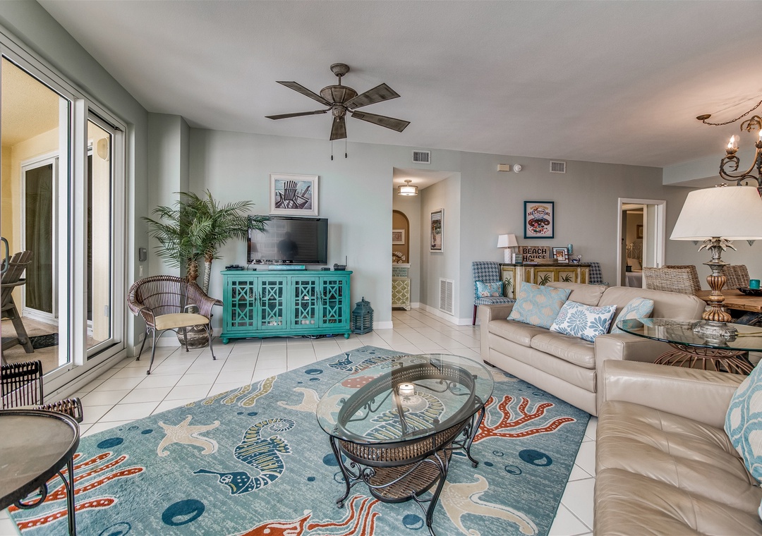 Beach Colony Tower 10B Living Room