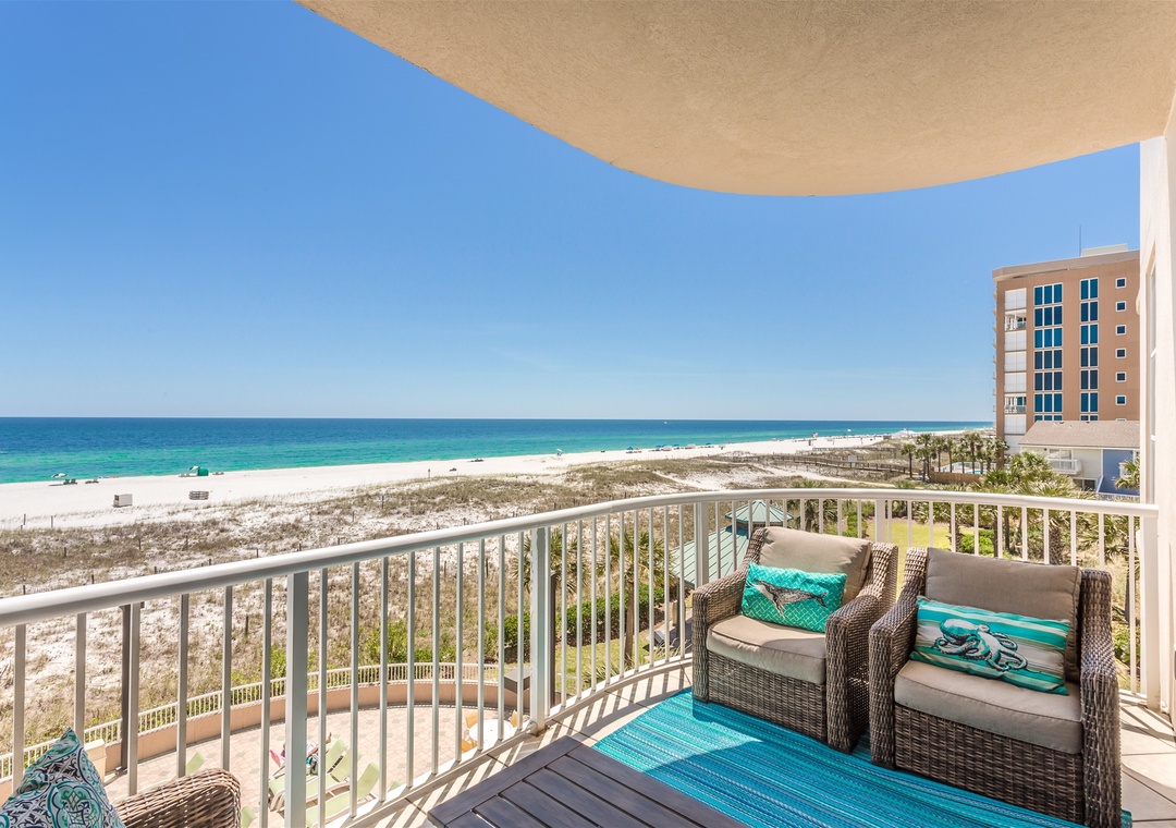 Spanish Key 207 Balcony with Expansive Views