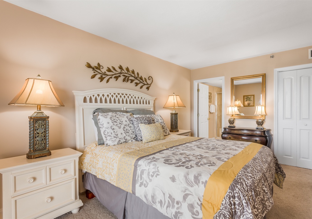 Ocean Breeze West 603 Guest Bedroom #1 King Bed