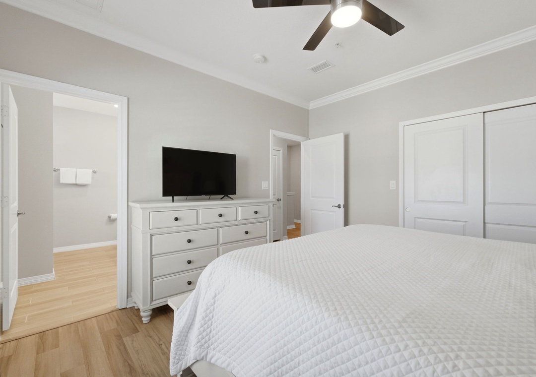 Kokomo- Bedroom 1 & TV