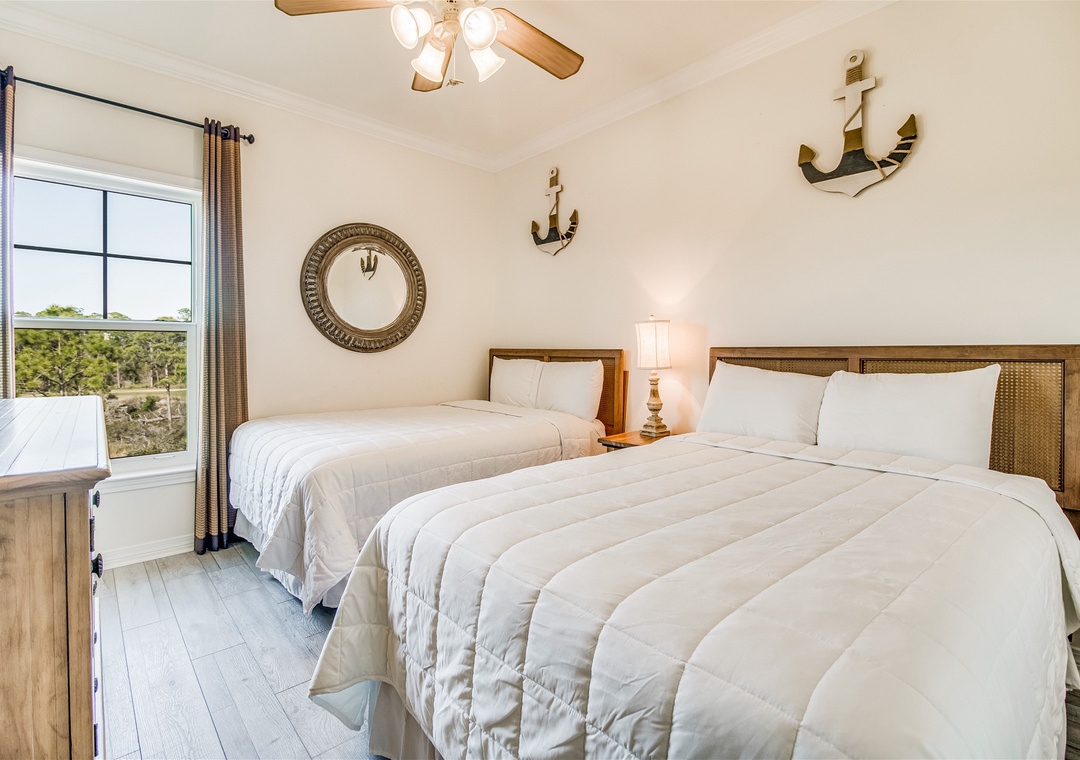 Lost Key Shorely Blessed Guest Bedroom #3 Double Beds