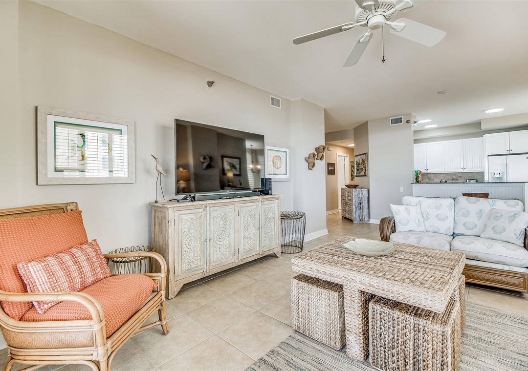 Beach Colony Tower 2A Living Room TV