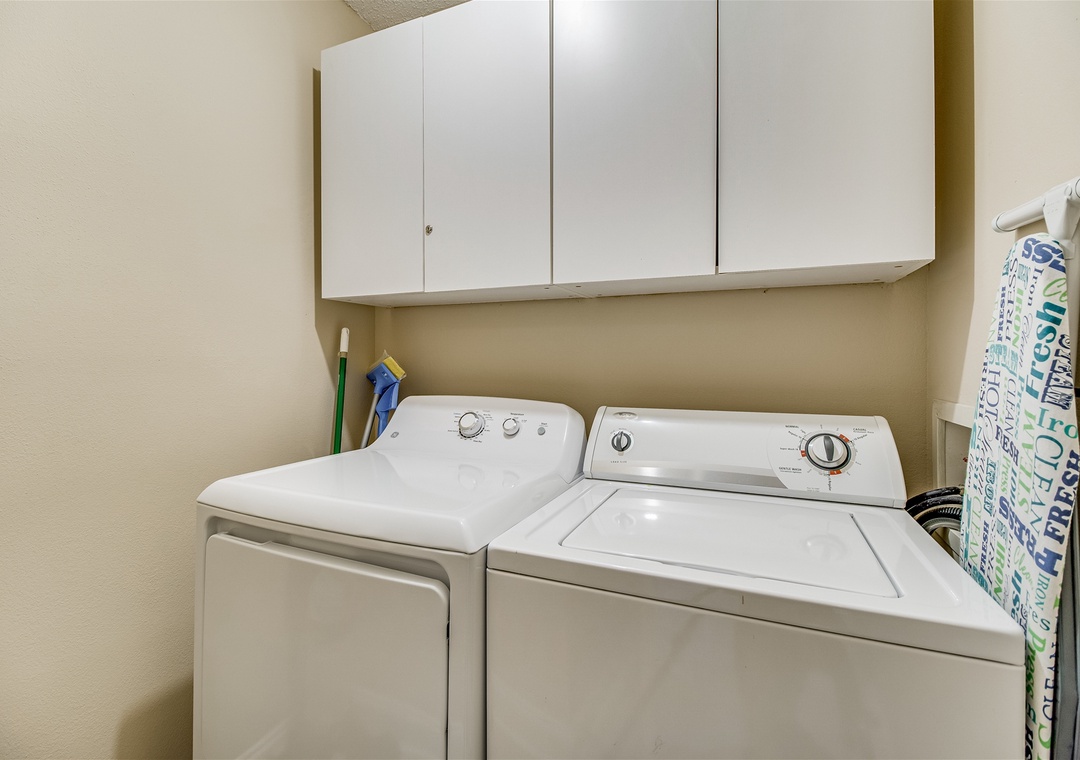 Ocean Breeze West 303 Laundry in Unit