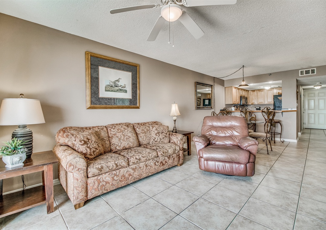 Ocean Breeze West 804 Living Room