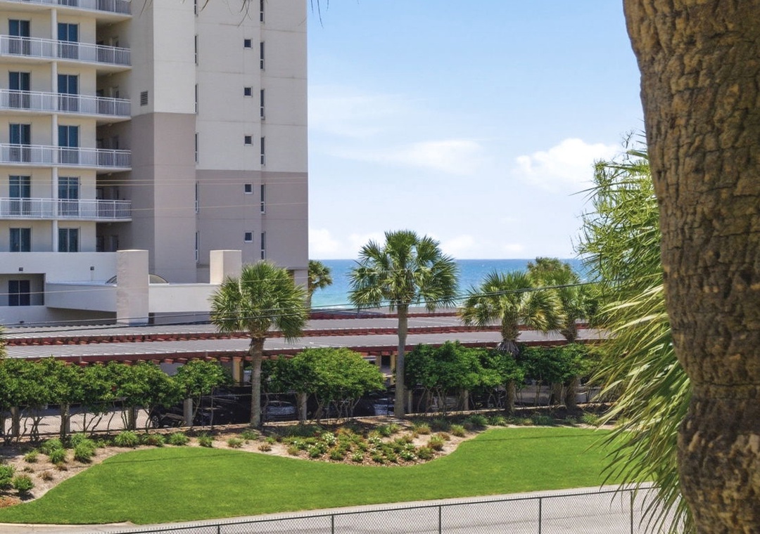Grand Caribbean 305W- View from Balcony to the Gulf.