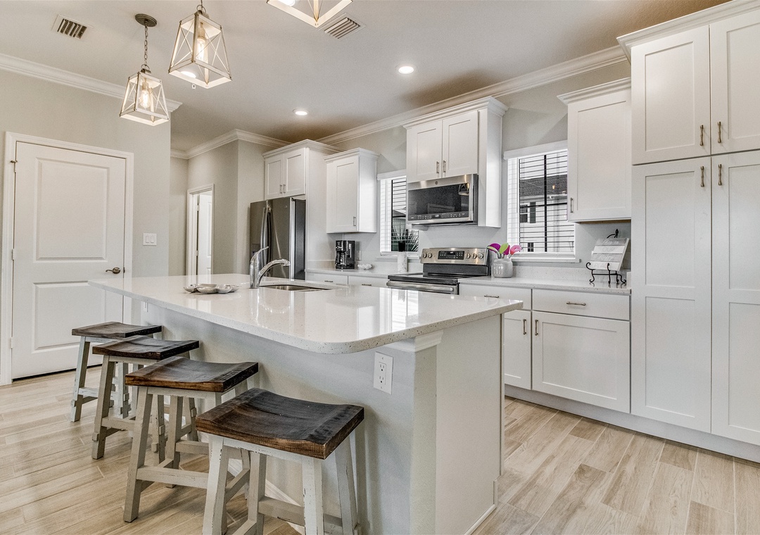 Lost Key The Happy Place Kitchen Bar Seating for Four