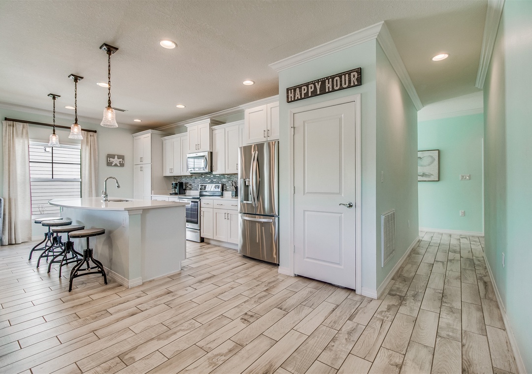 Lost Key Shorely Blessed Hallway and Kitchen