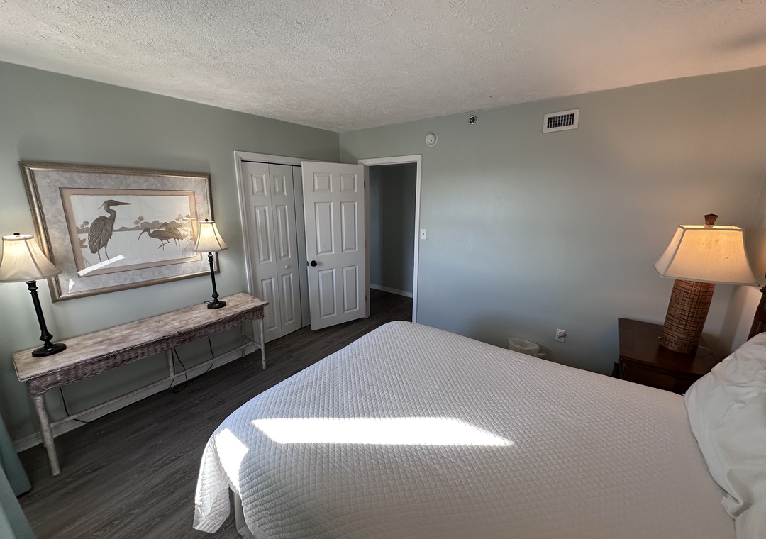 Ocean Breeze West 201 - Second Bedroom and Closet