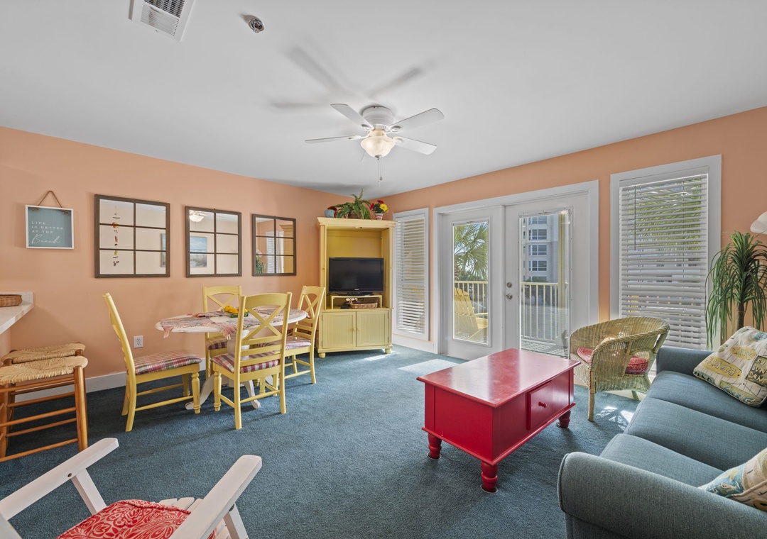 Grand Caribbean 302W Living Room with Dining