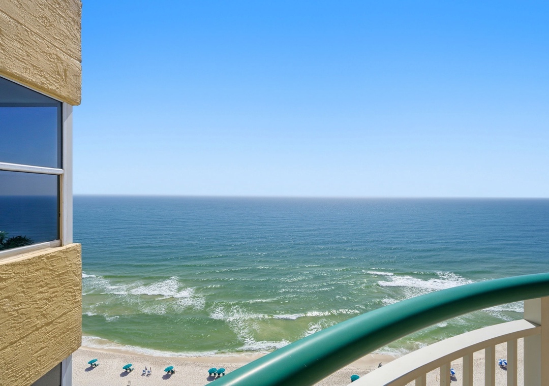Beach Colony West 15C- View of Gulf & Beach from Balcony