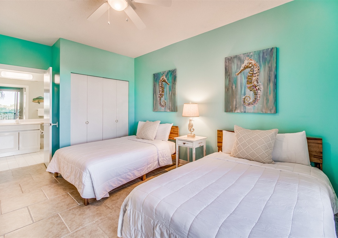 Beach Colony Tower 2A Second Guest Bedroom Two Double Size Beds