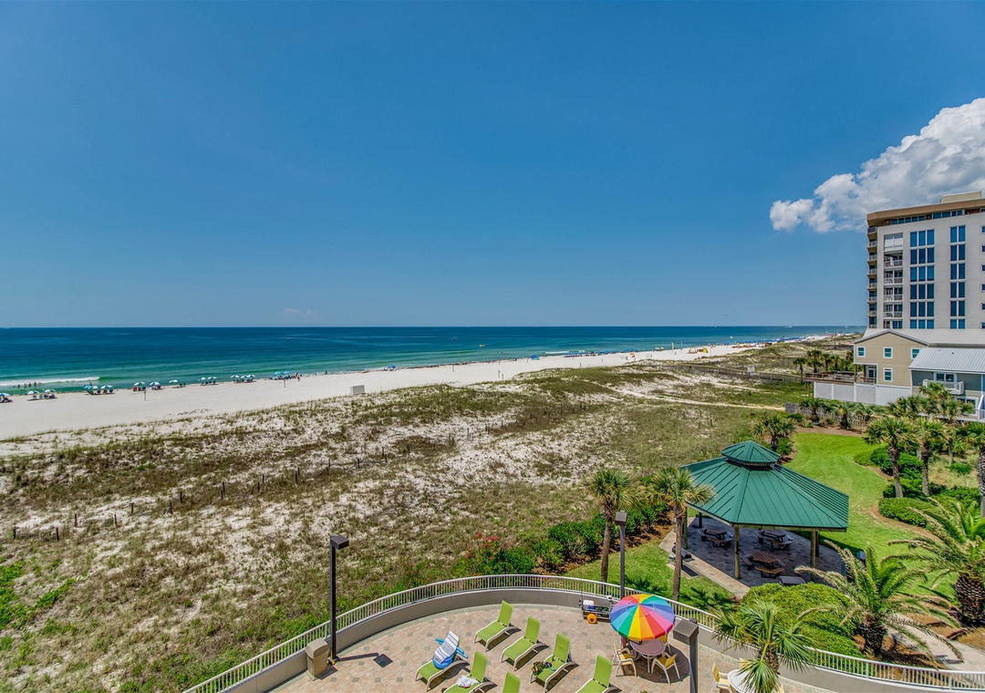 Spanish Key Beach Resort Aerial View Of Beach