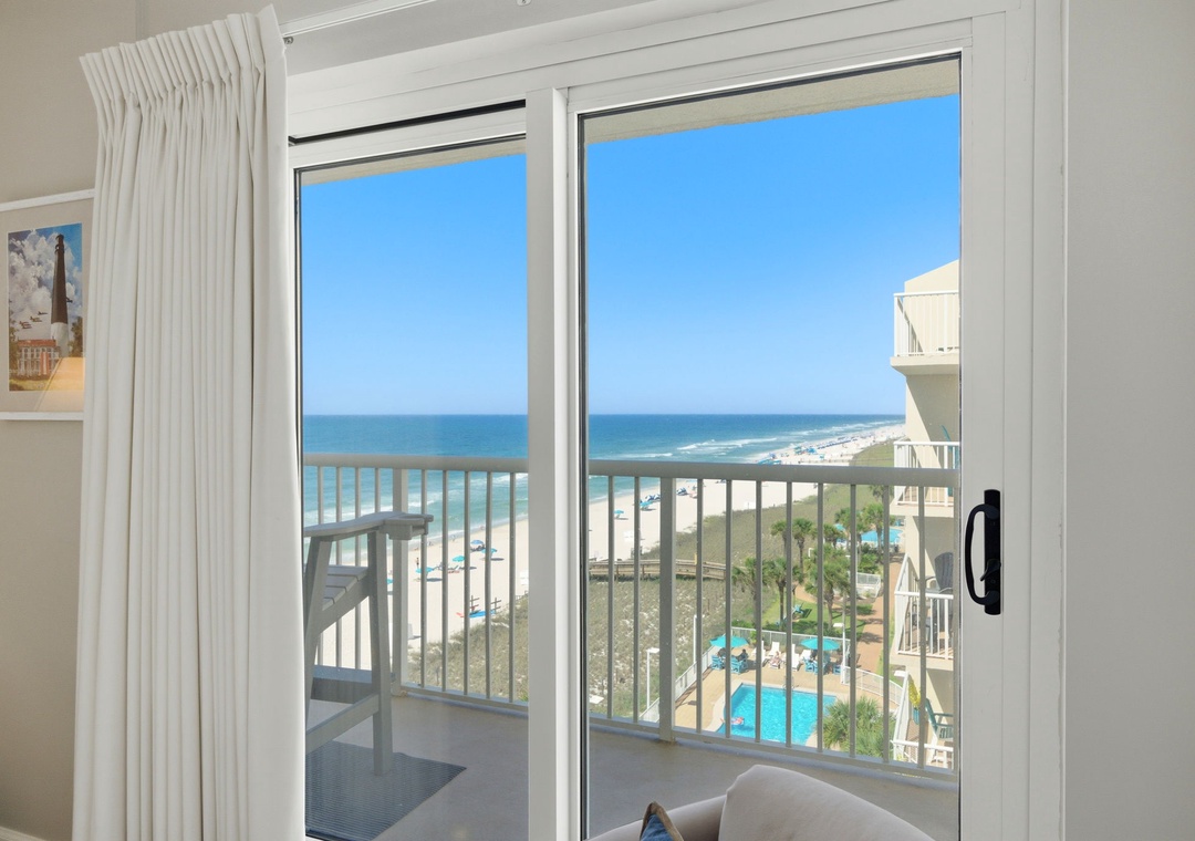 Sandy Key 718- Bedroom 2 Balcony View