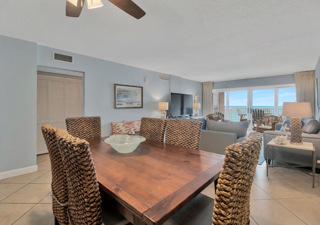 Sandy Key 217- View of Dining Room & Living Room