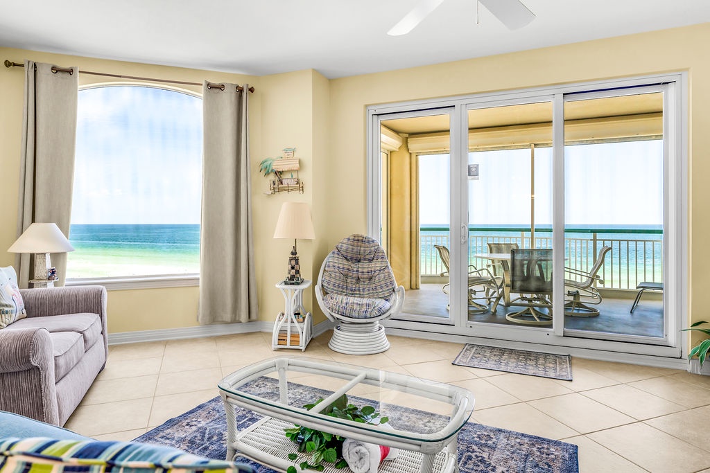 View of Gulf from Living Room