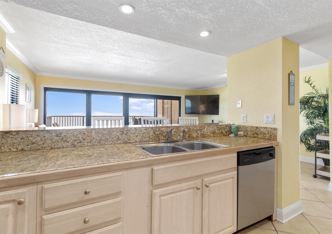 Ocean Breeze East 601 Kitchen Sink and Counters