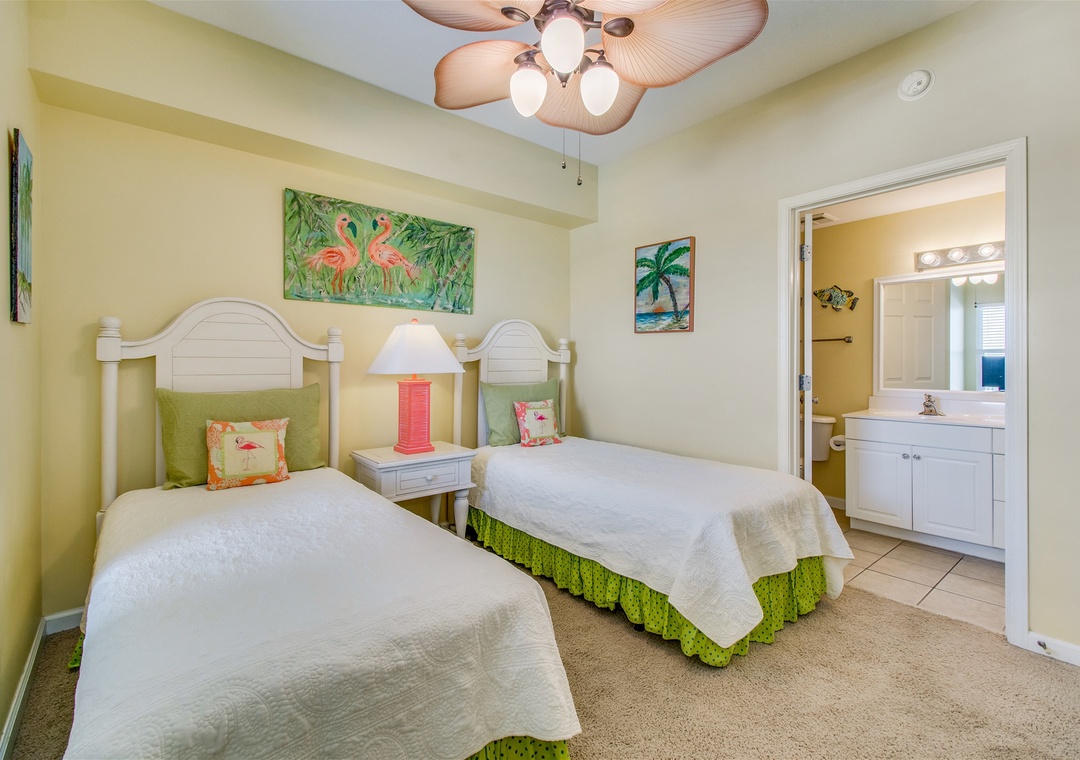 Windemere 906 Guest Bedroom #2 Twin Beds