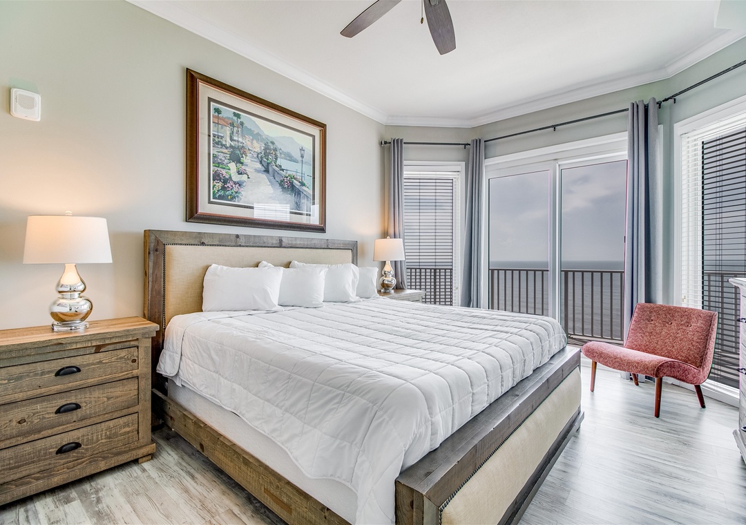 Windemere 1508 Master Bedroom Looking Onto Balcony