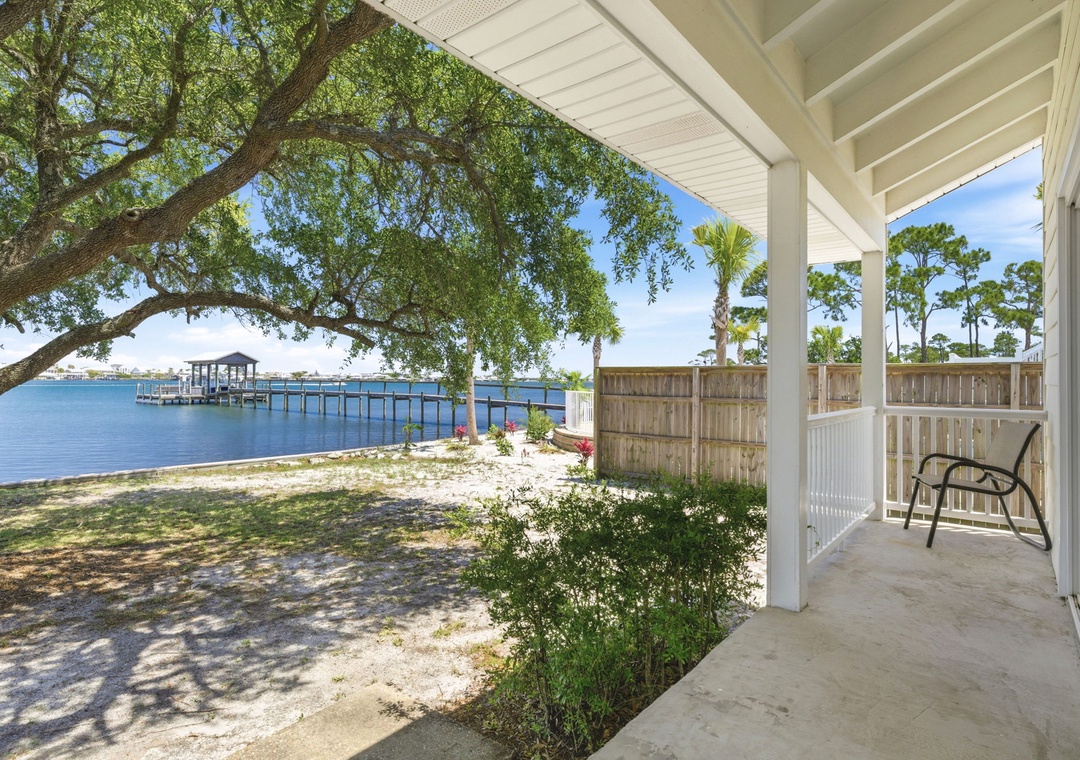 Tobin House- View of the Bay from the Porch