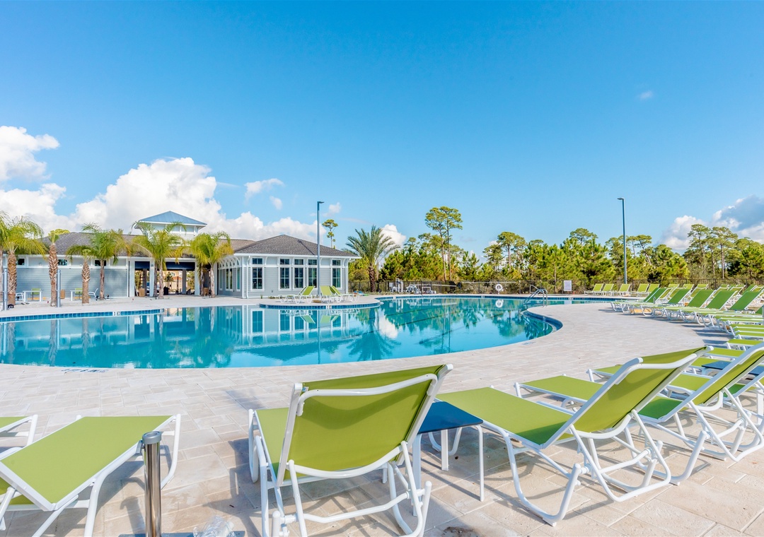 Lost Key Golf and Beach Club Olympic Sized Pool and Deck Chairs