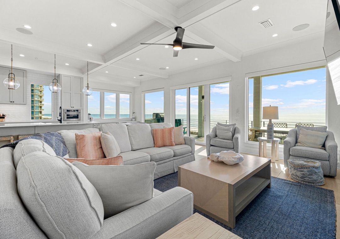 Living Room over Looking the Gulf