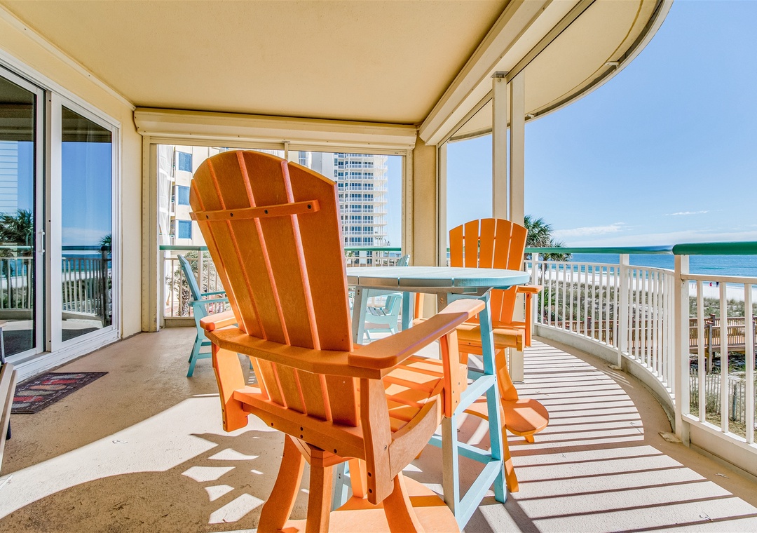Beach Colony Tower 2A Deck And Furniture