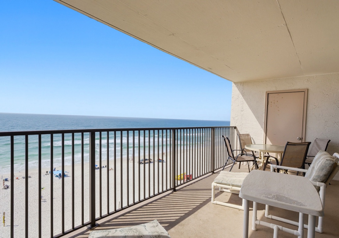Ocean Breeze East 702- Balcony View of the Gulf