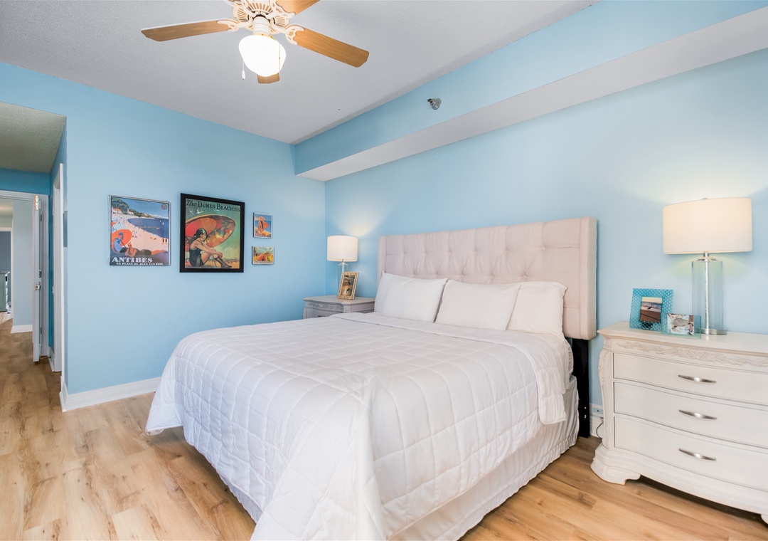 Beach Colony Tower 3D Master Bedroom King Size Bed